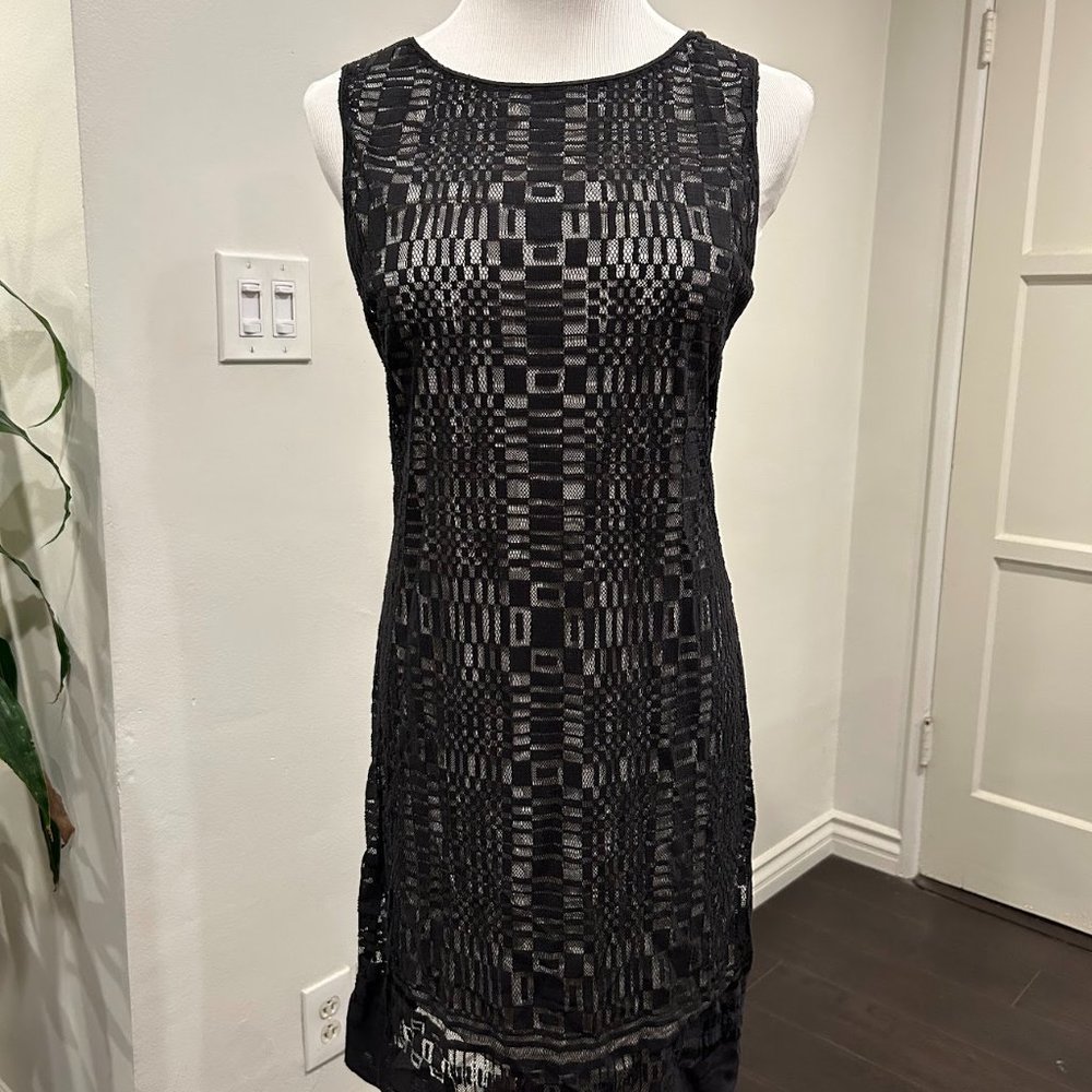 039 Studio M Black Sleeveless Dress NWT Size M